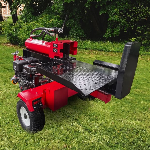 Yukon 75 Tonne Hydraulic Petrol 420cc Log Splitter Electric Key Start Vertical and Horizontal Image 12