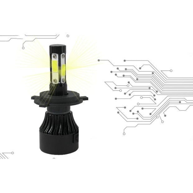 H4 160W Car Led Headlight Kit Without Canbus Image 4