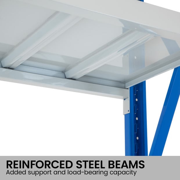 Centurion Standard 4-Bay 4M Wide Heavy Duty Shelving 400kg Image 7