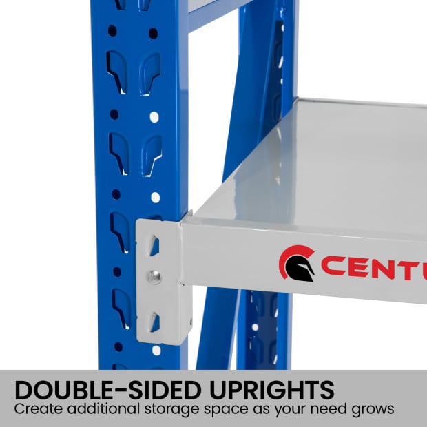 Centurion Standard 4-Bay 4M Wide Heavy Duty Shelving 400kg Image 10