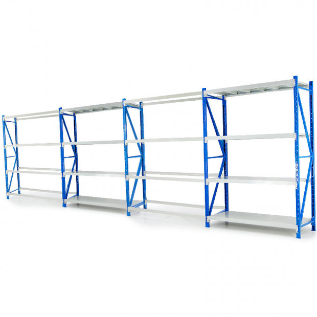 4-Bay shelving 6m-wide 400kg Image 9