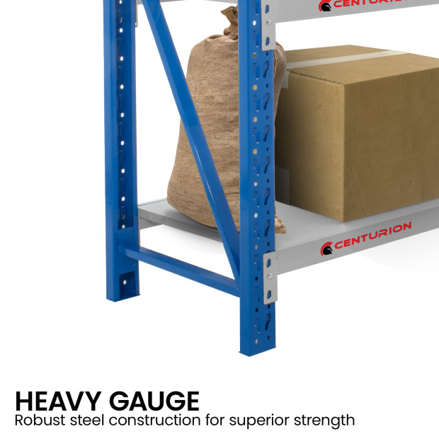 Centurion Standard 3 Bay 4.5M Wide Heavy Duty Shelving 400kg Image 7
