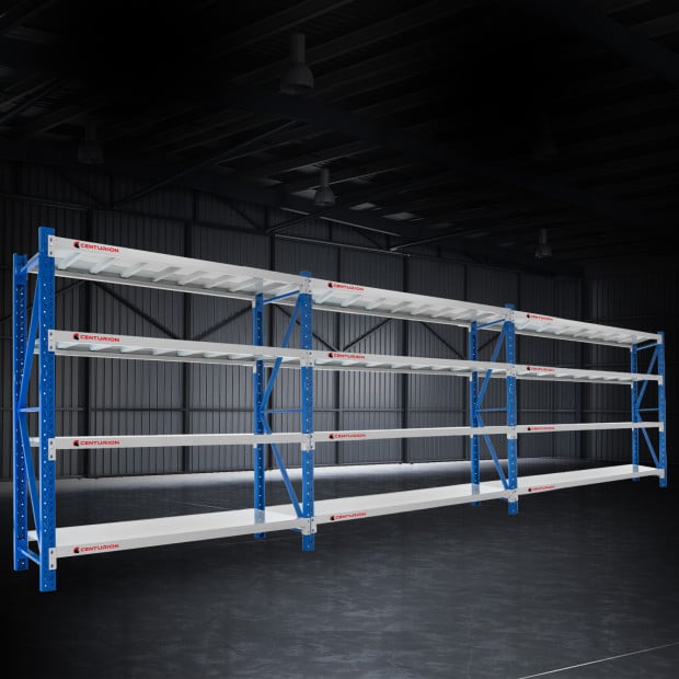 Centurion Standard 3 Bay 4.5M Wide Heavy Duty Shelving 400kg Image 10