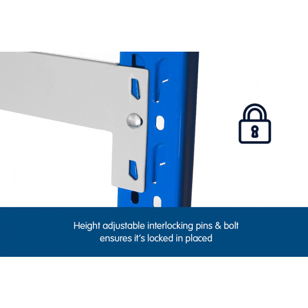 4-Bay shelving 6m-wide 800kg Image 10
