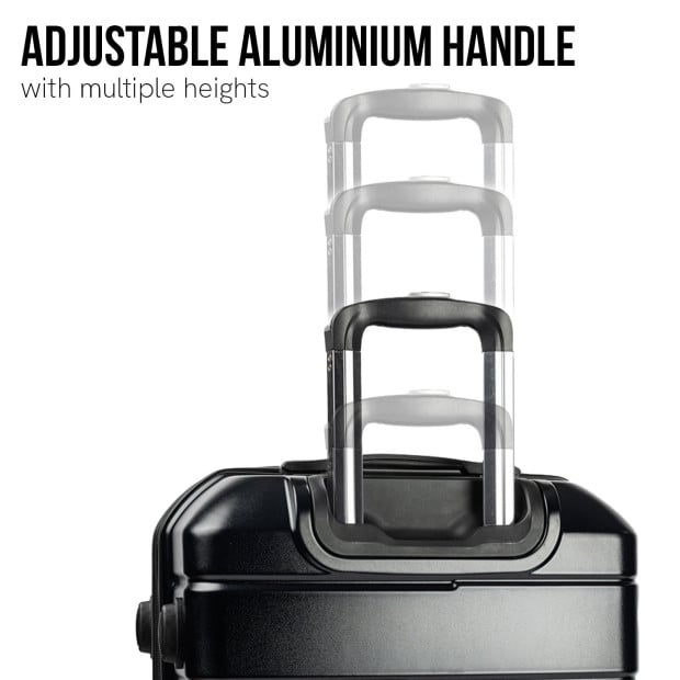 Olympus Artemis 20in Hard Shell Suitcase ABS+PC Jet Black Image 6