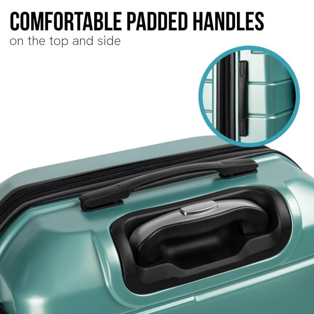 Olympus Artemis 24in Hard Shell Suitcase ABS+PC Electric Teal Image 7