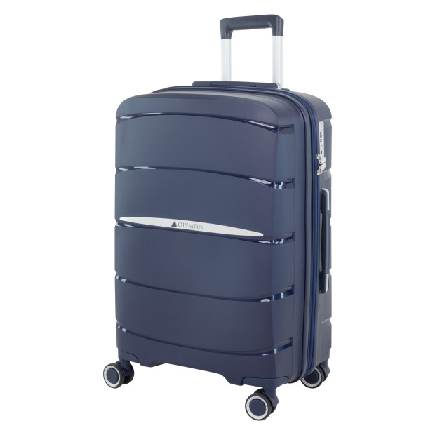 Olympus 3PC Eos Luggage Set Hard Shell Suitcase ABS+PC - Blue Image 5