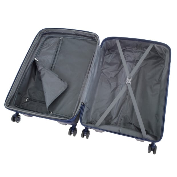 Olympus 3PC Eos Luggage Set Hard Shell Suitcase ABS+PC - Blue Image 7