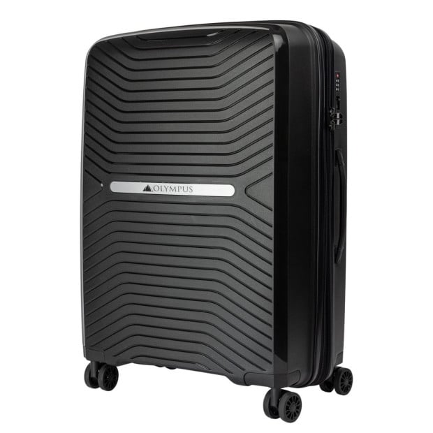 Olympus Astra 24in Lightweight Hard Shell Suitcase - Obsidian Black Image 2