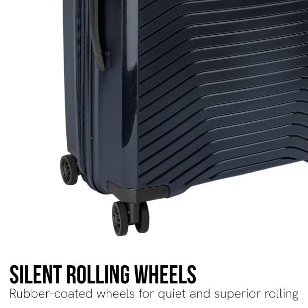 Olympus Astra 24in Lightweight Hard Shell Suitcase - Aegean Blue Image 6