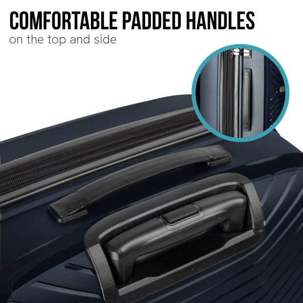 Olympus Astra 24in Lightweight Hard Shell Suitcase - Aegean Blue Image 7