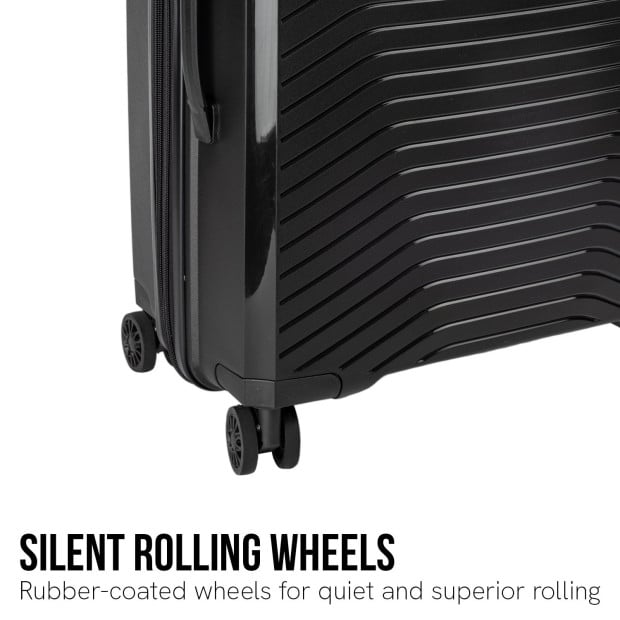 Olympus Astra 29in Lightweight Hard Shell Suitcase - Obsidian Black Image 7