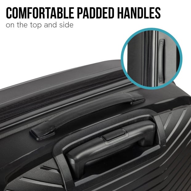 Olympus Astra 29in Lightweight Hard Shell Suitcase - Obsidian Black Image 8