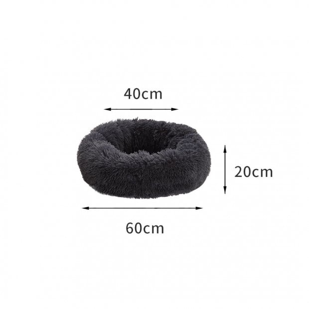 Pet Bed Dog Beds Mattress Cat Pad Mat Cushion Winter M Dark Grey Image 3