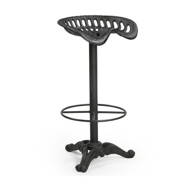 Tractor Bar Stool Cast Iron Hand Crafted Kitchen 75x45x37cm