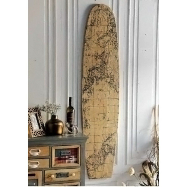 OLA Hardwood Surfboard Wall Art Mango Timber Wood