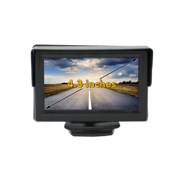 Elinz 4.3in Digital Lcd Monitor 12v 24v For Reversing Camera Image 2