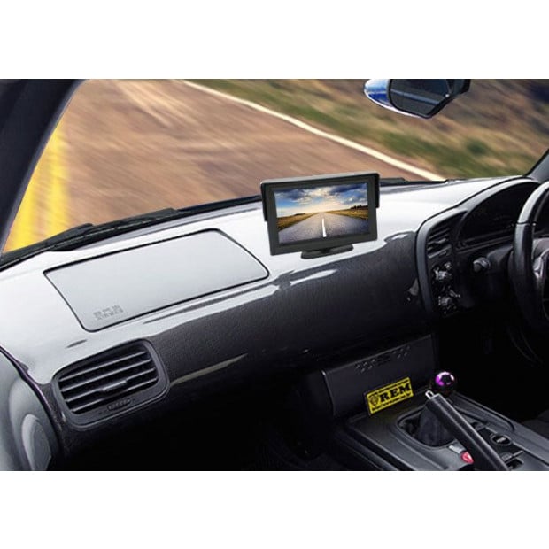 Elinz 4.3in Digital Lcd Monitor 12v 24v For Reversing Camera Image 5