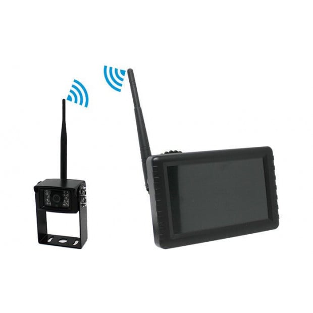 Elinz Digital Wireless 5In Lcd Reversing Camera Monitor Rear View Kit Image 3