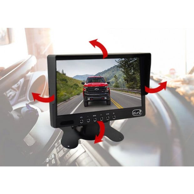 Elinz Caravan Two Camera Reversing 4pin Ccd Kit System Image 5