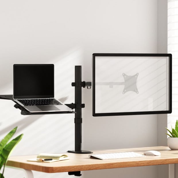 Monitor Arm Stand Laptop Tray Display Desk Mount Bracket Screen Holder Image 8