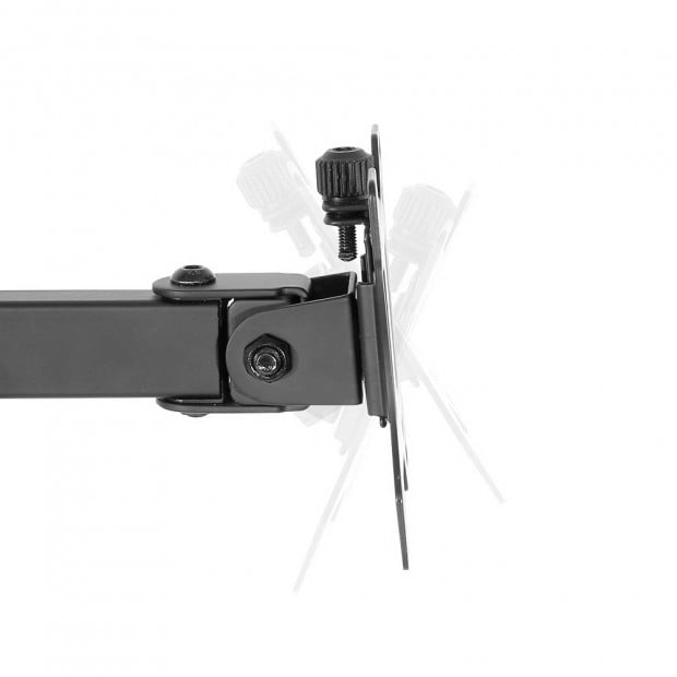Single HD LED Monitor Arm Stand TV Mount Bracket Holder Freestanding Image 5