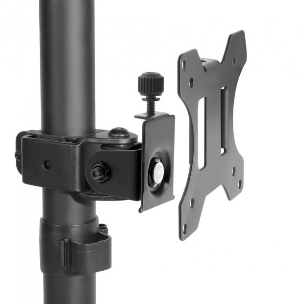 Single HD LED Monitor Arm Stand TV Mount Bracket Holder Freestanding Image 6