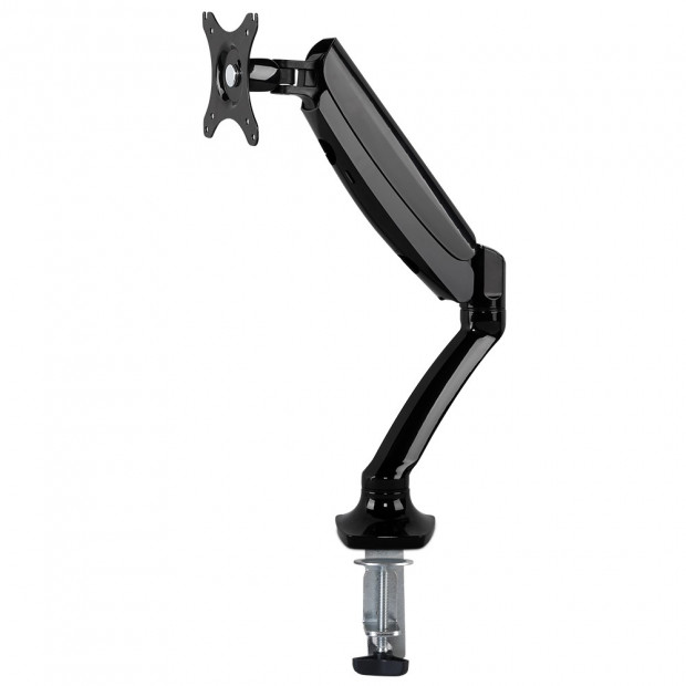 Fully Adjustable Single Monitor Arm Stand Black Image 3