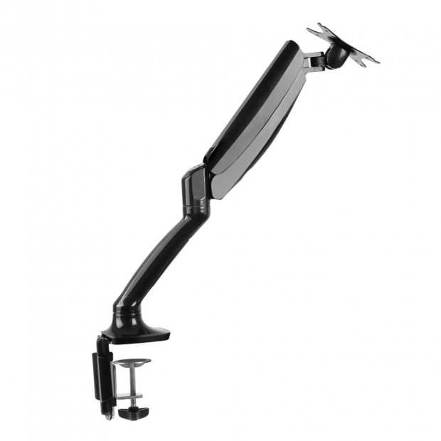 Fully Adjustable Single Monitor Arm Stand Black Image 5