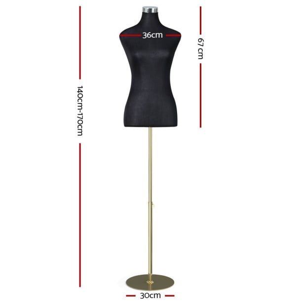 Female Mannequin Dummy Model Dressmaker Clothes Torso Tailor Bk Image 2