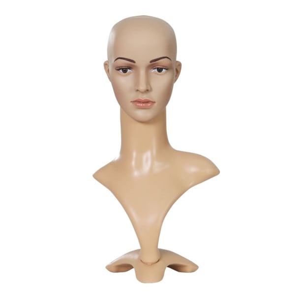 Female Mannequin Head Dummy Model Display Shop Stand Professional Use Image 3