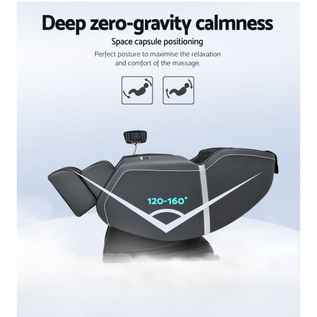 Electric Massage Chair Full Body Reclining Zero Shiatsu Heat Massager Image 4
