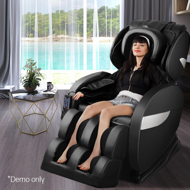 Livemor Electric Massage Chair - Black Image 8