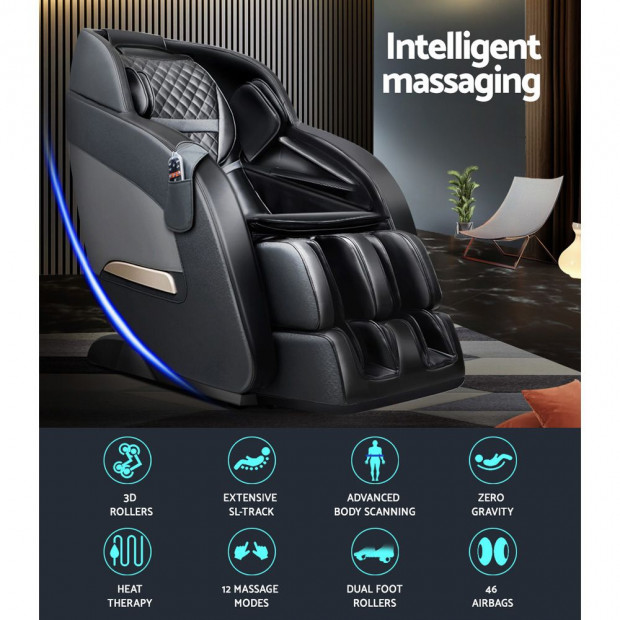 Electric Massage Chair Zero Gravity Recliner Back Heating Massager Image 4