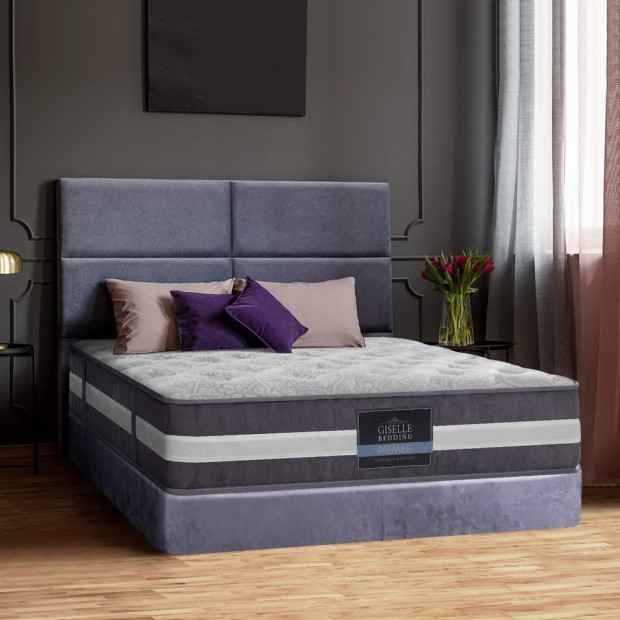 King Mattress Bed Size 7 Zone Pocket Spring Medium Firm Foam 30cm Image 7