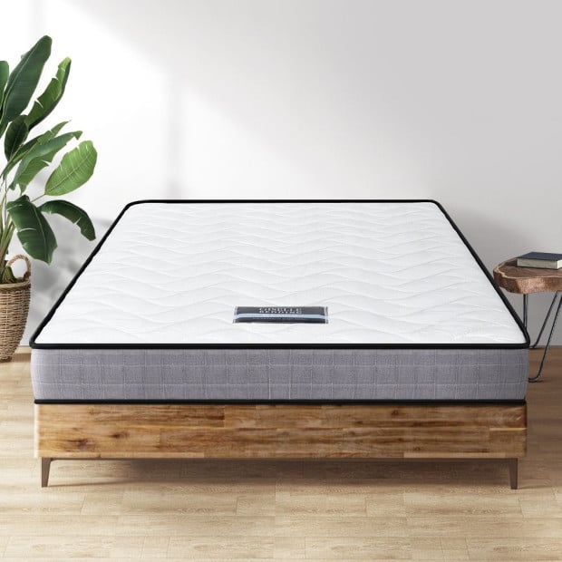Mattress Medium Firm Mattresses Tight Top Bed Bonnel Spring 13cm Ks Image 8