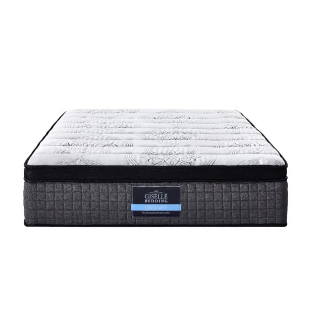 King Bed Mattress 9 Zone Pocket Spring Latex Foam Medium Firm 34cm Image 3