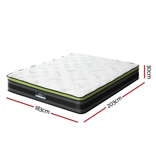 Mattress Cool Gel Foam 30cm King Image 2
