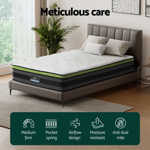 Mattress Cool Gel Foam 30cm King Single Image 4
