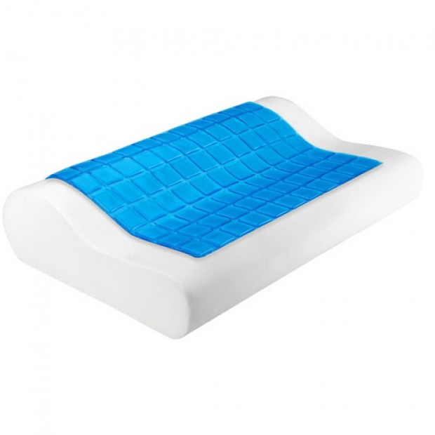 Set of 2 Cool Gel Memory Foam Pillows