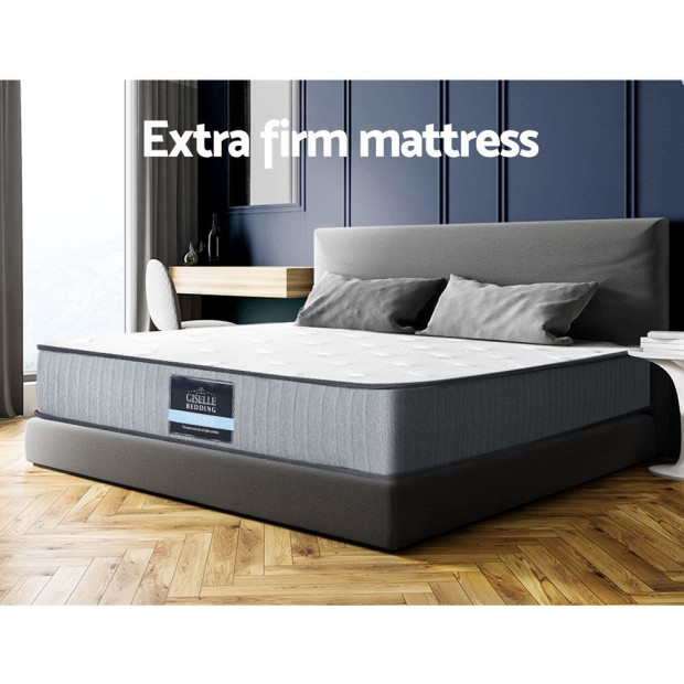 Bedding King Mattress Extra Firm Pocket Spring Foam Super Firm 23cm Image 5