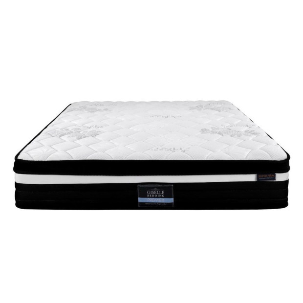 King Bed Mattress Size Extra Firm 7 Zone Pocket Spring Foam 28cm Image 3