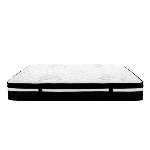 King Bed Mattress Size Extra Firm 7 Zone Pocket Spring Foam 28cm Image 4