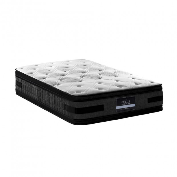 Bedding 36CM Single Mattress 7 Zone Euro Top Pocket Spring Medium Firm