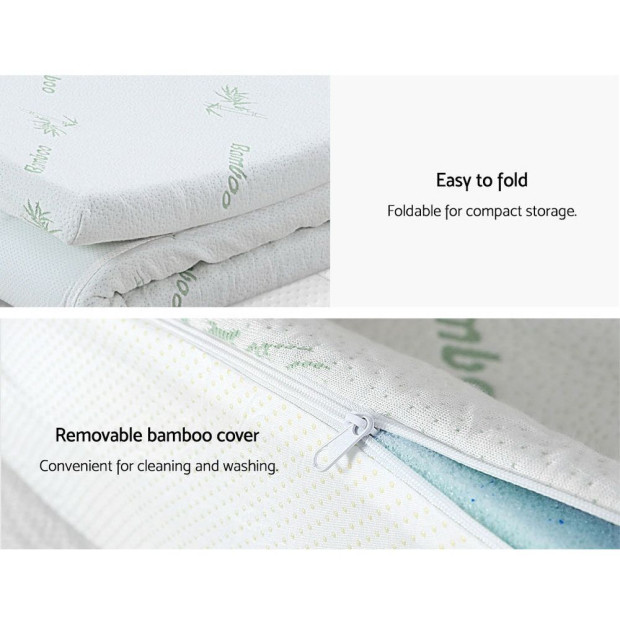Bedding 11-zone Memory Foam Mattress Topper 8cm - Single Image 6