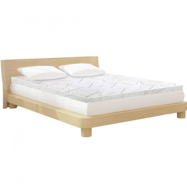 Bedding Memory Foam Mattress Topper BAMBOO Cover Single 8CM Mat