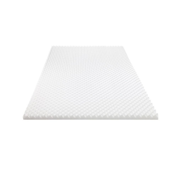 Bedding Mattress Topper Egg Crate Foam Bed Protector Underlay King Image 4