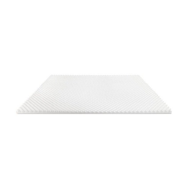 Bedding Mattress Topper Egg Crate Foam Bed Protector Underlay King Image 5
