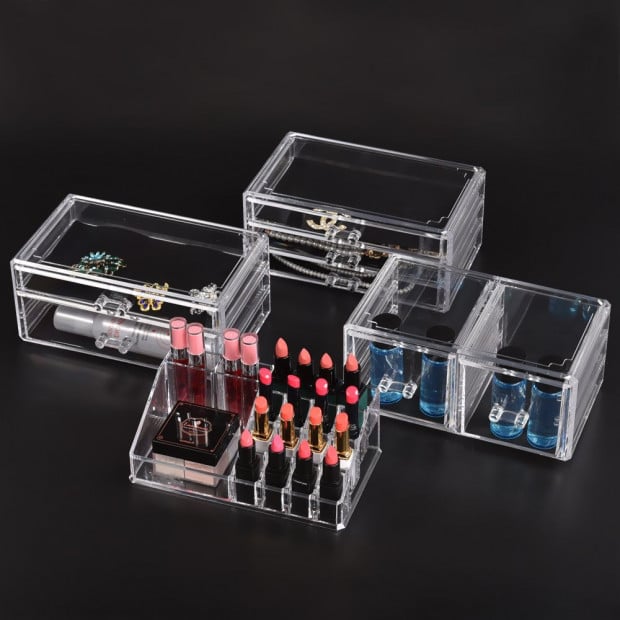 Cosmetic 7 Drawer Makeup Organizer Storage Jewellery Box Acrylic Image 5