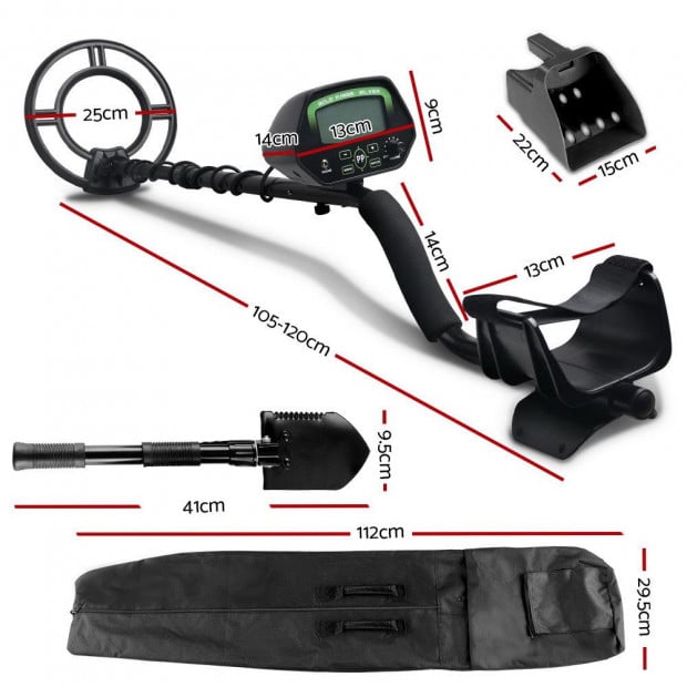 Deep Sensitive Metal Detector Searching Gold Digger Treasure Hunter Image 2
